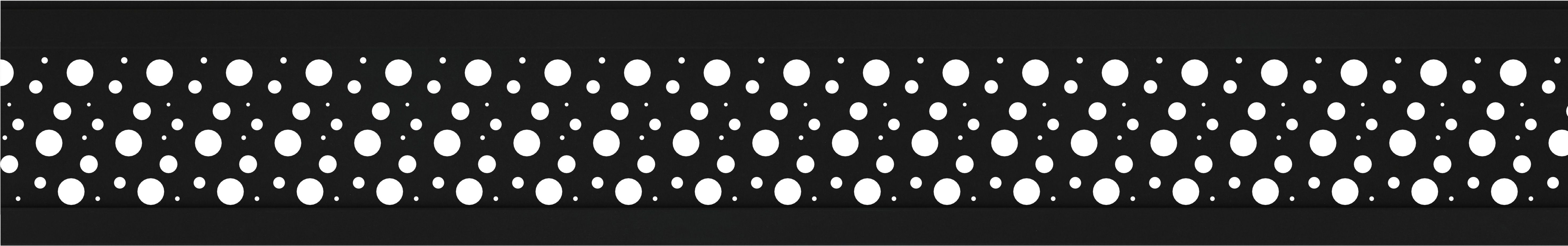 OSMO ALU Dekor Kreise 19x277, 184cm Alu Anthrazit