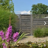 OSMO Sichtblende Borkum - geschlossen 178x178 cm-Auslaufartikel Kiefer KDI GrauZubehörbild