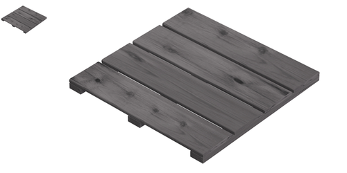 OSMO Holzrost LUND Grau / Oberfläche gebürstet