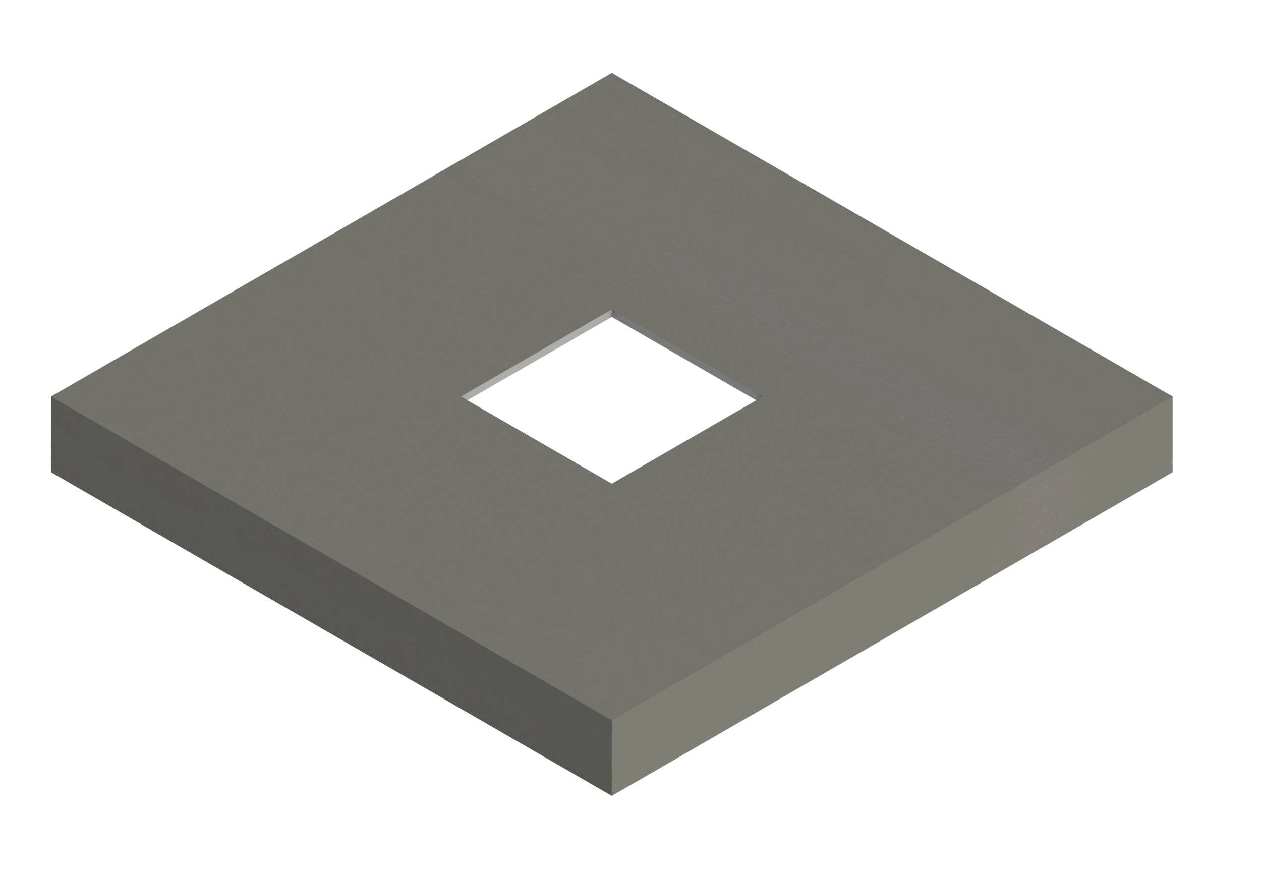 Osmo Pfostenanker-Abdeckung Typ B zum Aufdübeln, Grau