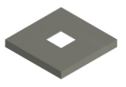 Osmo Pfostenanker-Abdeckung Typ B zum Aufdübeln, Grau