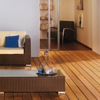 OSMO Terrassendiele Garapa glatt / glatt Natursortierung