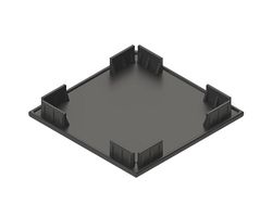 Osmo Aufsteckkappe für Alupfosten 94 x 94 mm, schwarz