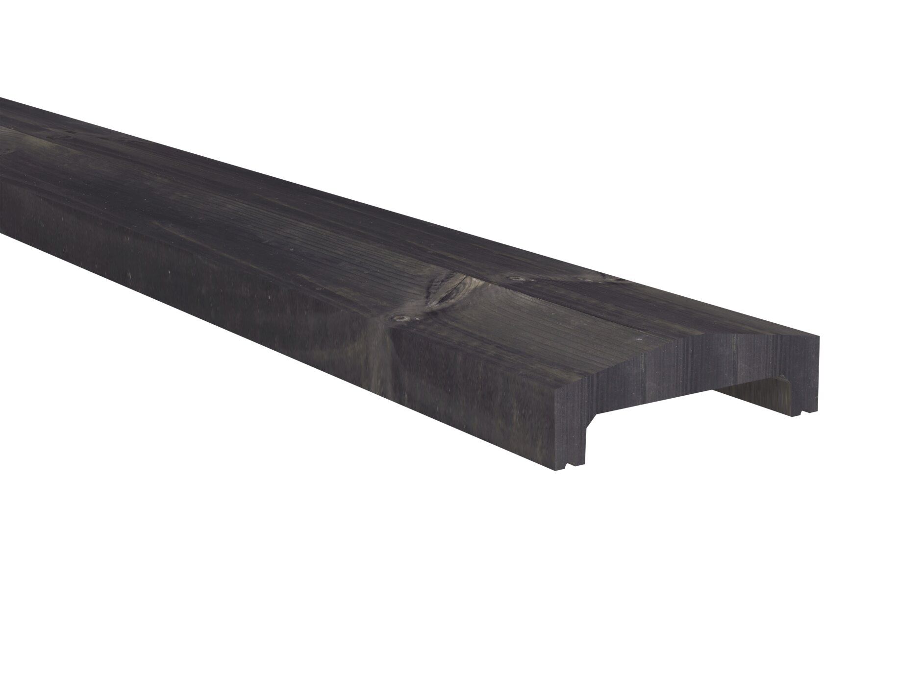 OSMO Forsdal - Abschlussprofil für 28 mm Bohlen mit Absorberelement