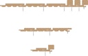 Vorschaubild OSMO VERTO BLACK STRIPE Fassadenprofil Nordische Fichte riffelgesägt Patina 905 27 x 146 mm, VE 4 Stk.