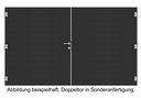 Vorschaubild OSMO Alu-Fence Doppeltor auf Maß inkl. Beschlagset