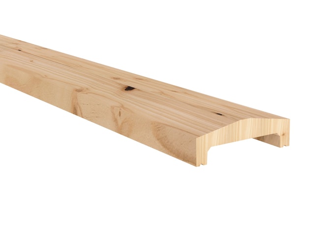 OSMO Forsdal - Abschlussprofil für 28 mm Bohlen mit Absorberelement