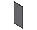 Vorschaubild OSMO Multi-Fence Elegance B Tor Anthrazit 890 x 1780 mm
