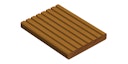Vorschaubild Handmuster OSMO Terrassendiele Bangkirai 25 x 145 mm Premium KD geschroppt