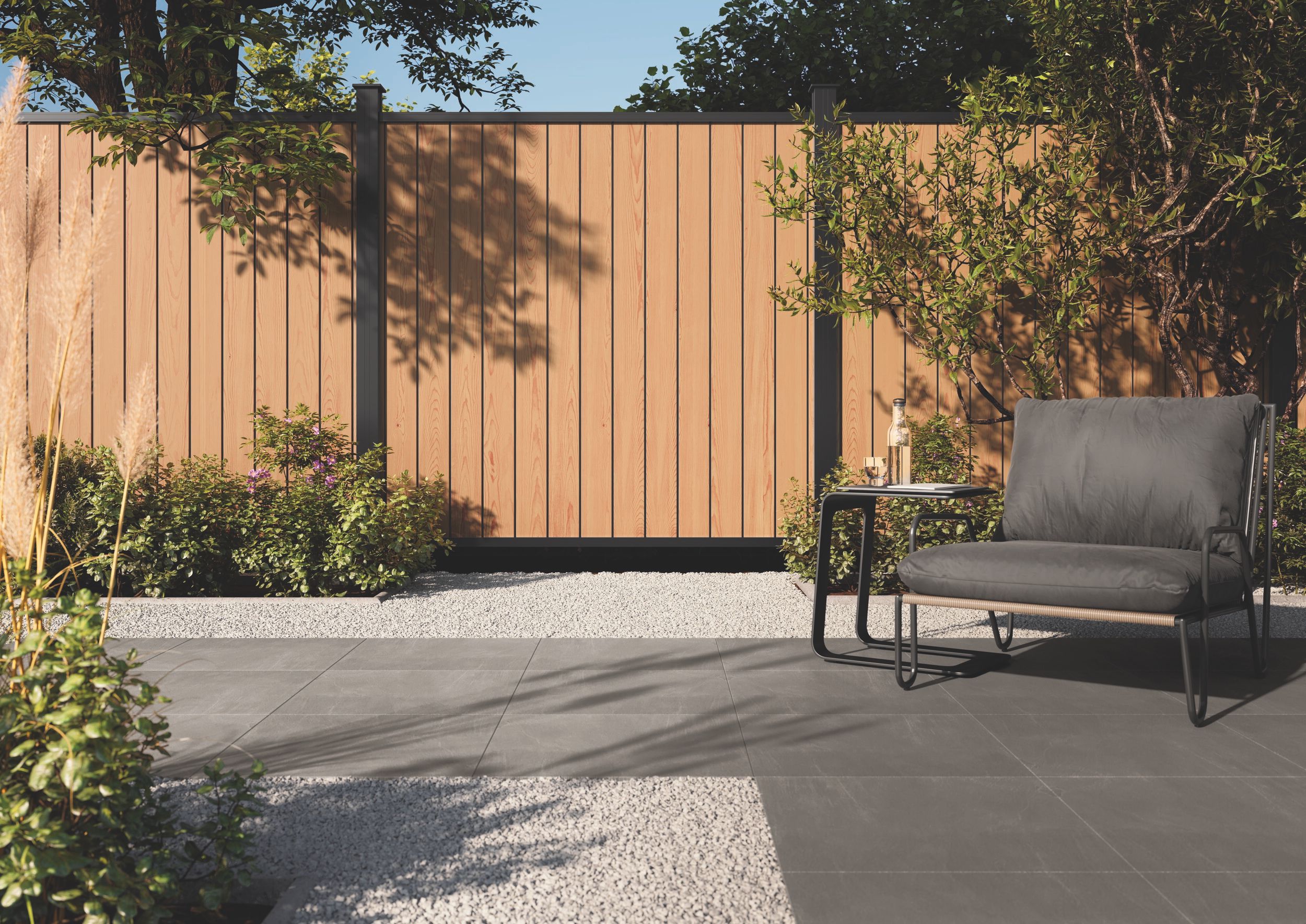 OSMO Sichtschutz ALU-Fence Verto Grundelement 1800 x 1800 mm