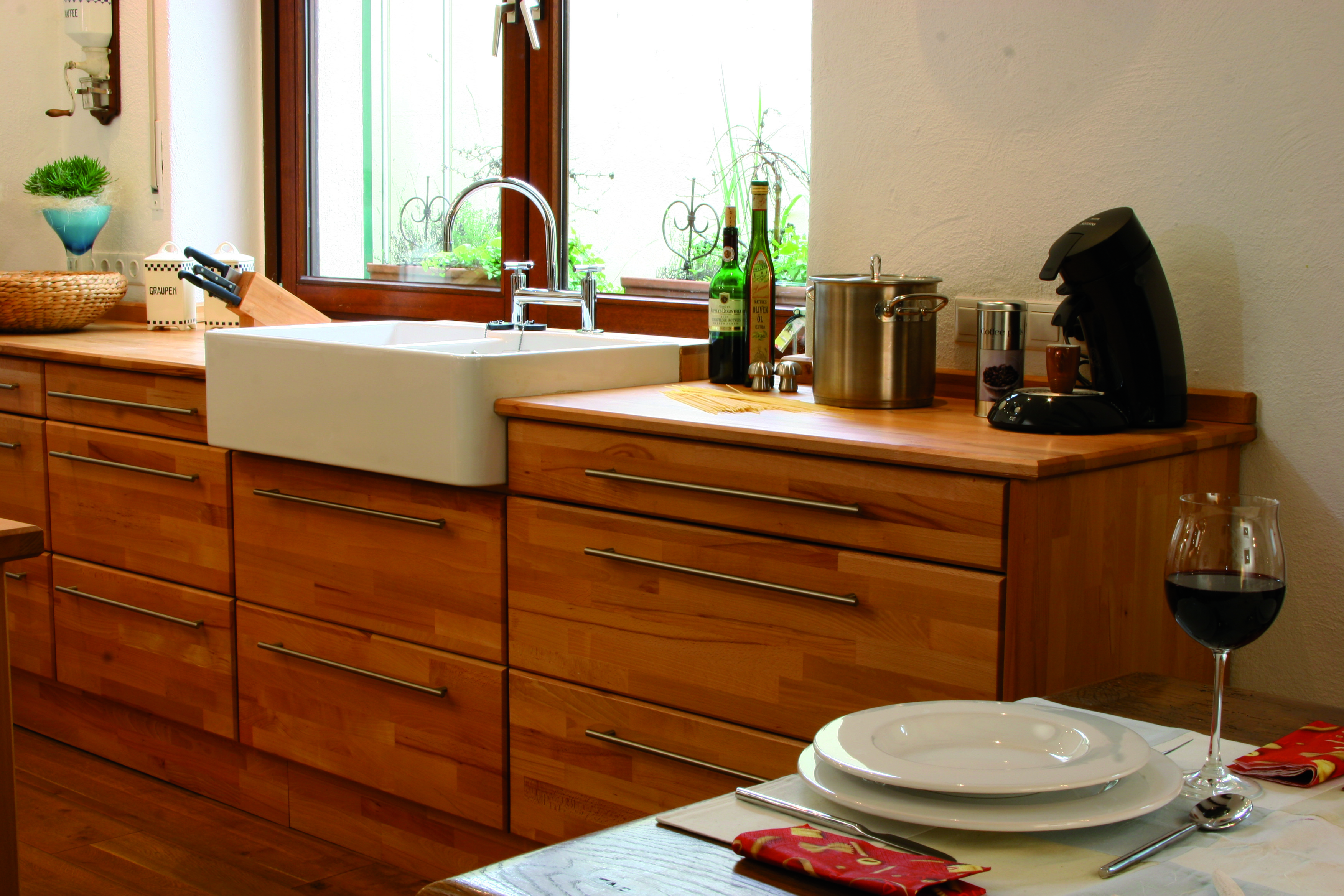 OSMO Profi Arbeitsplatte Eiche farblos, matt geölt 635 mm