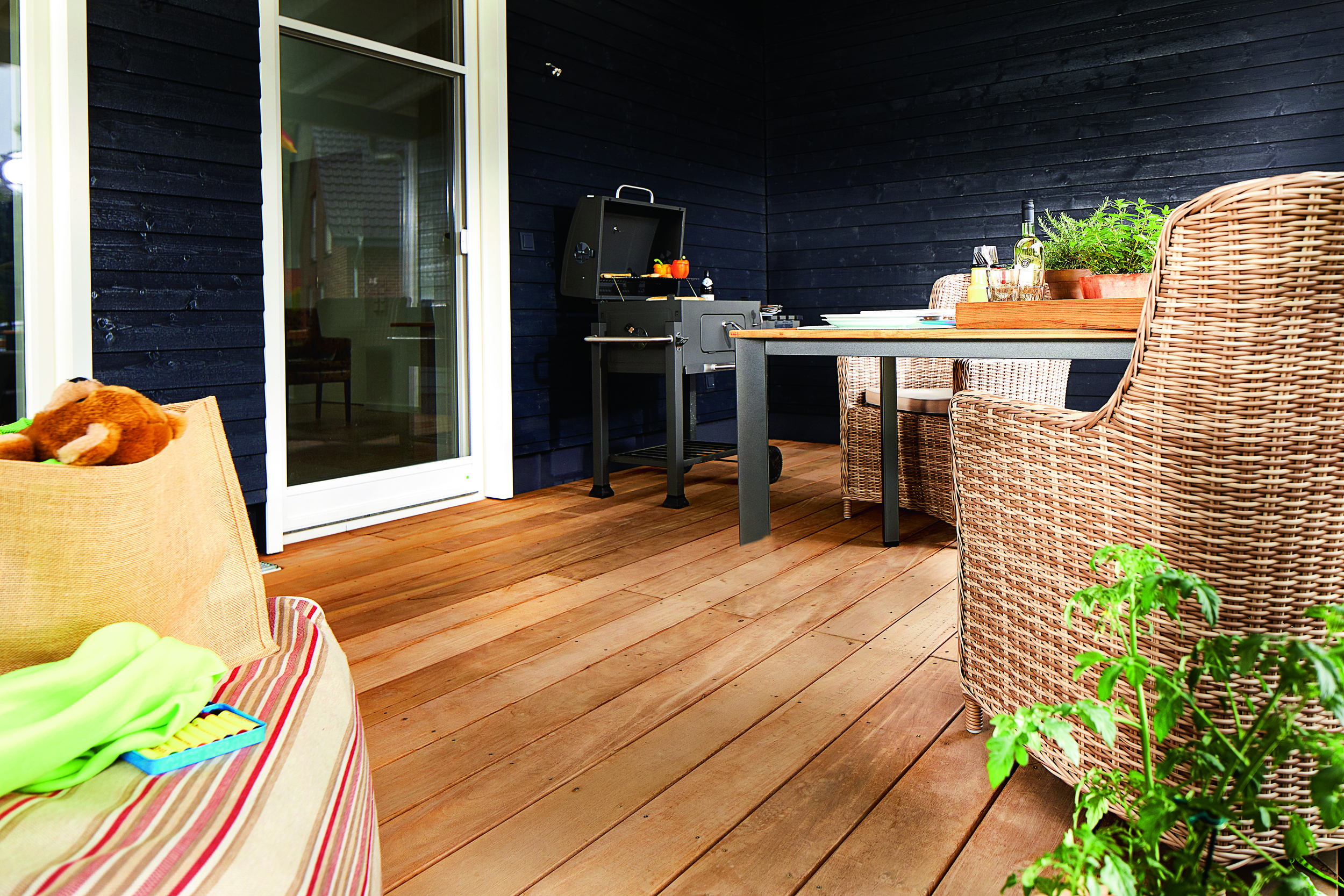 OSMO Terrassendiele Garapa glatt KD