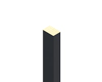 OSMO Fassade Latte Fichte schwarz 40x60, 500cm NSI, C24 Schnittklasse S10, HF ca. 15% VE 4 Stk.Zubehörbild