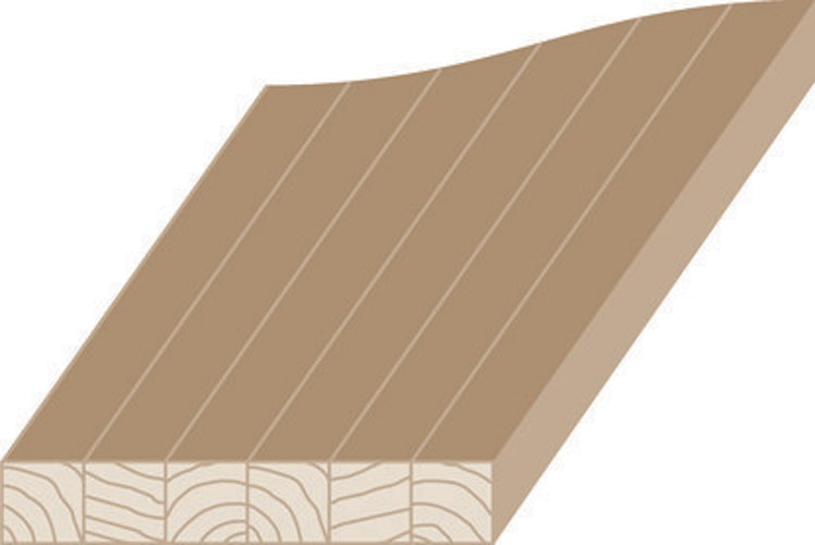 OSMO Profi Leimholz nordische Fichte mit durchgehenden Lamellen