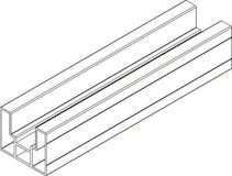 OSMO Profil Verto Startprofil Anthrazit 180cm Alu Anthrazit OSMO Profil Verto Startprofil Anthrazit 180cm Alu AnthrazitZubehörbild