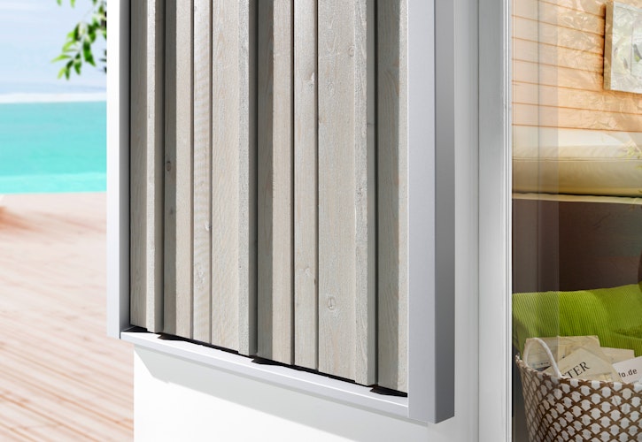 OSMO VERTO BLACK STRIPE Fassadenprofil Nordische Fichte riffelgesägt Patina 905 27 x 146 mm, VE 4 Stk.