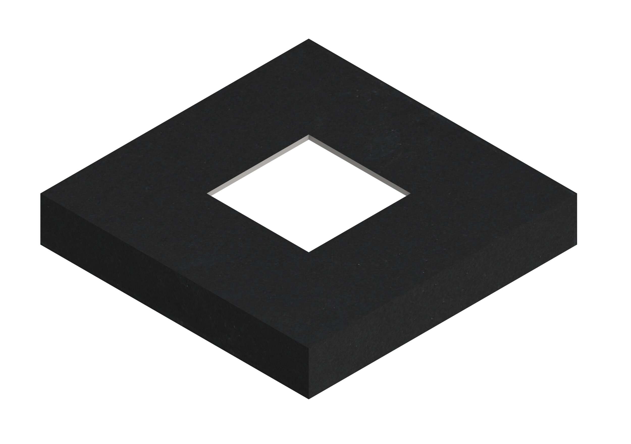 Osmo Pfostenanker-Abdeckung Typ B zum Einbetonieren, Anthrazit