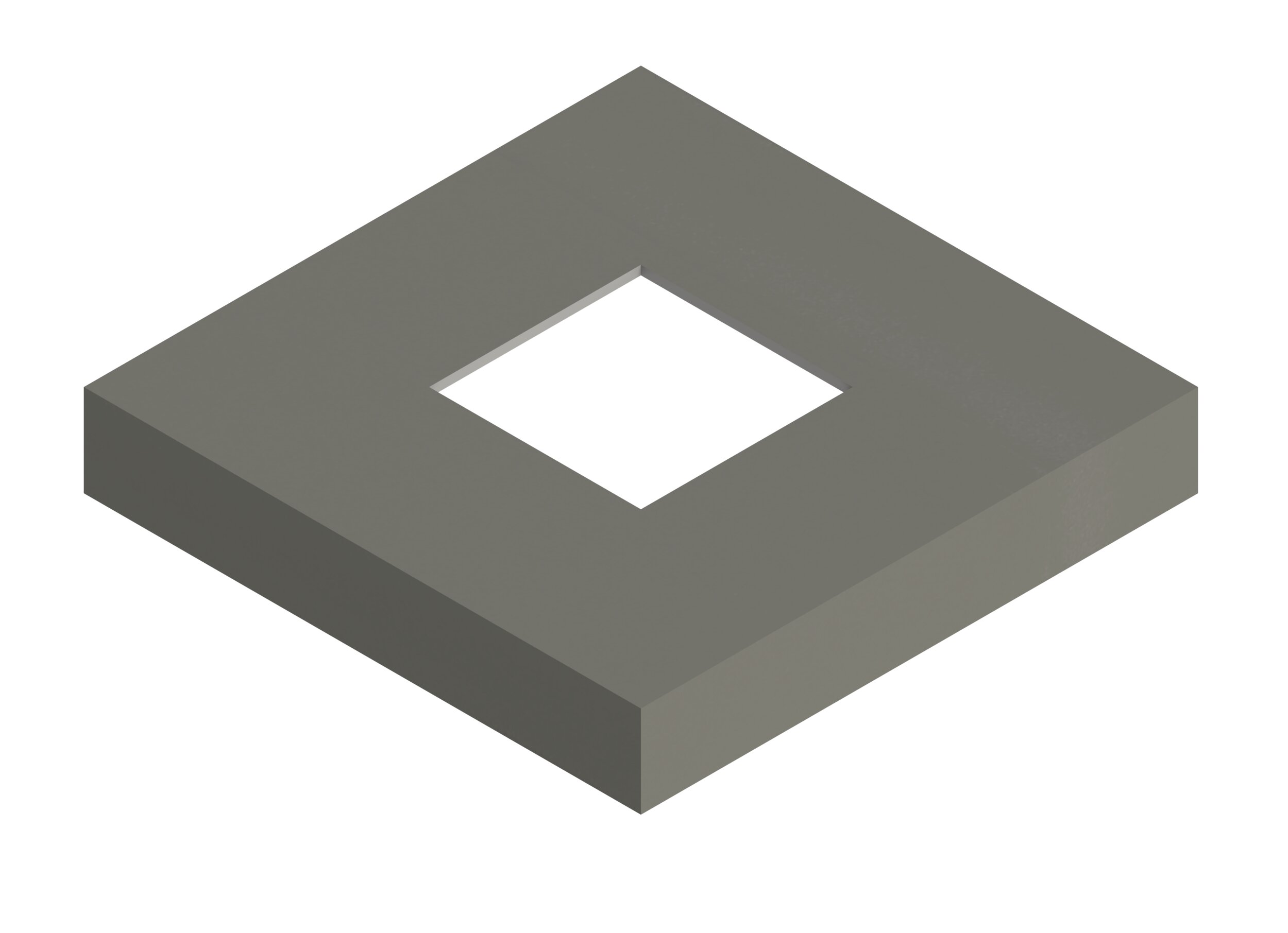 Osmo Pfostenanker-Abdeckung Typ B zum Einbetonieren, Grau