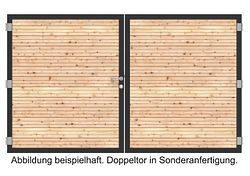 OSMO Juel A Doppeltor auf Maß inkl. Beschlagset