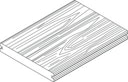 Vorschaubild Handmuster OSMO MULTI-DECK Terrassendiele Vollprofil Vintage Braun 20 x 145 mm
