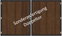 Vorschaubild OSMO TRIO Thermoholz Kiefer Doppeltor auf Maß inkl. Beschlagset