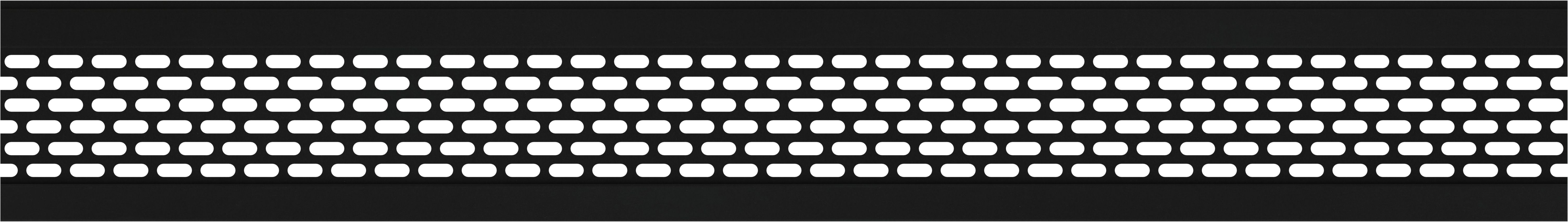 OSMO ALU Dekor Ovale 19x253, 184cm Alu Anthrazit