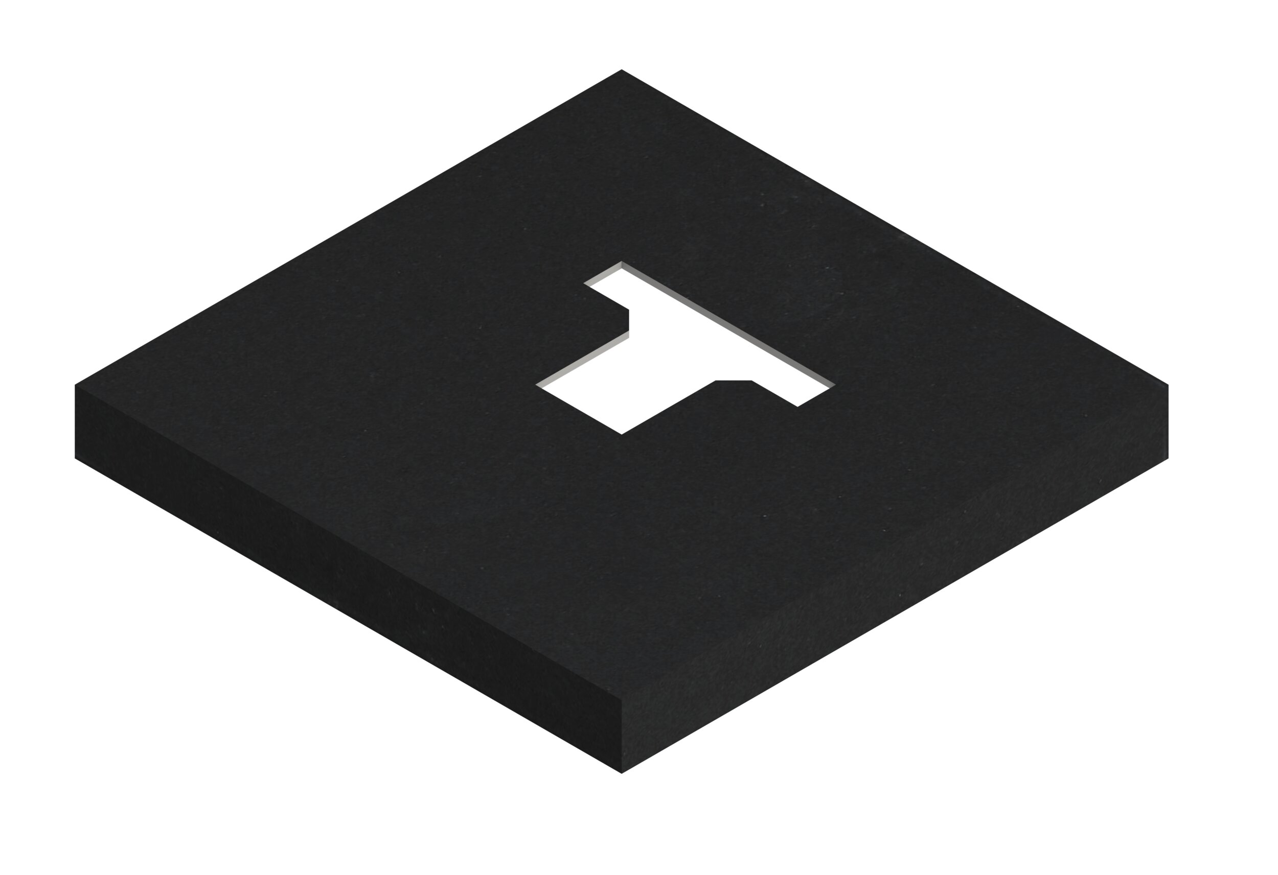 Osmo Pfostenanker-Abdeckung Typ D zum Aufdübeln, Anthrazit