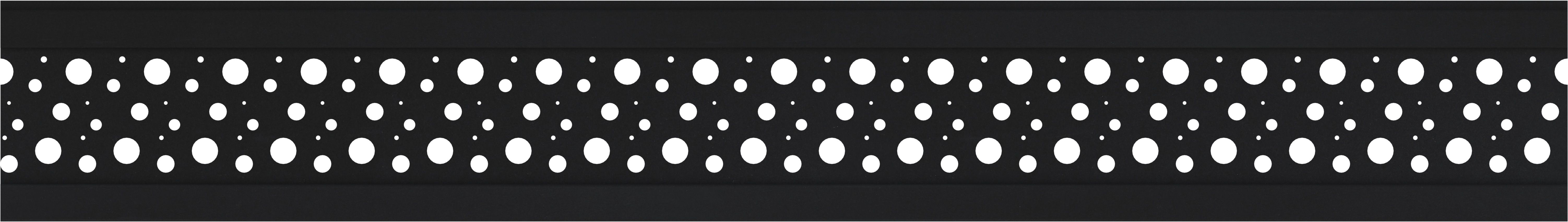 OSMO ALU Dekor Kreise 19x253, 184cm Alu Anthrazit
