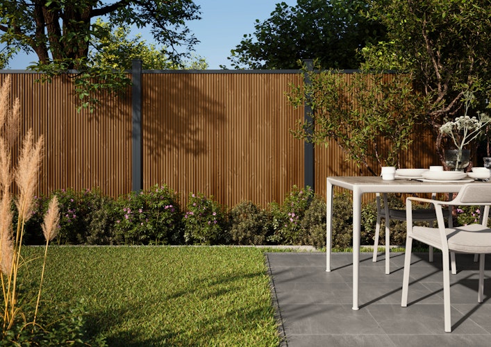 OSMO Sichtschutz TRIO Set Anfangs-/Endprofil 1760 x 70 x 25 mm