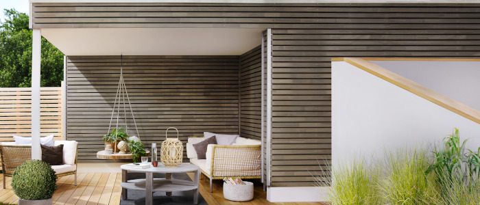 OSMO PURE Fassadensystem Kanadische Lärche Patina 905 Sortierung Top - 21 x 68 mm VE 6 Stk.