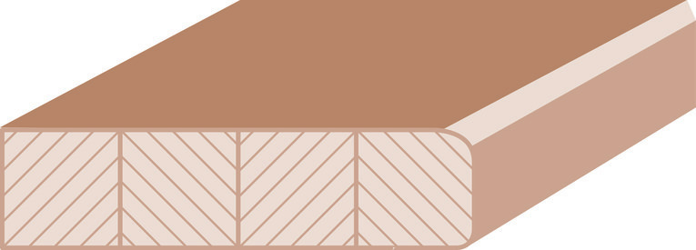 OSMO Profi Arbeitsplatte Asteiche unbehandelt 630 x 4100 mm