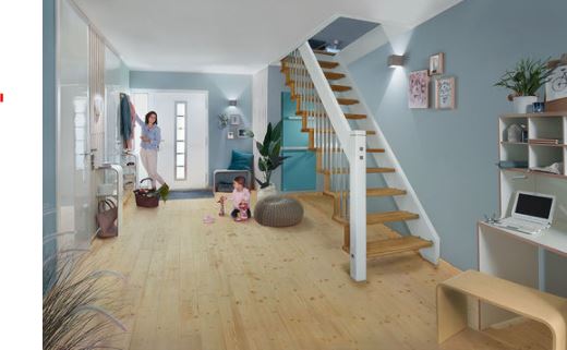 OSMO Holzboden Fichte 27 x 137 Raumlänge gehobelt