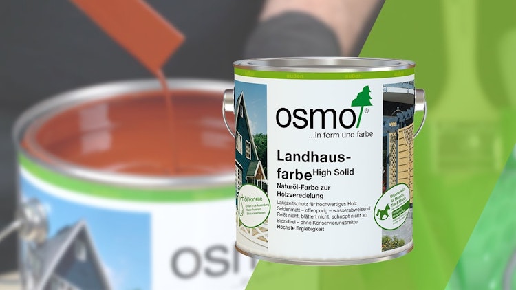 Osmo Landhausfarbe für Außenbereich in Wunschfarbton (Farbmischservice) Osmo Landhausfarbe für Außenbereich in Wunschfarbton (Farbmischservice)